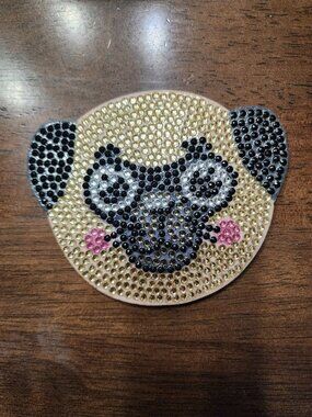 Dog Faces Diamond Art Coaster Set